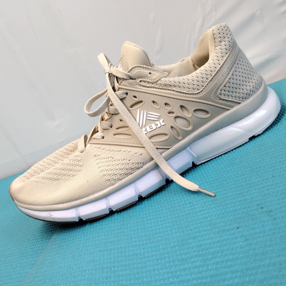 RBX Men's Athletic Running Shoes Sneakers Lace Up Brown Tan Size 12